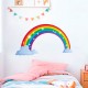 Regenboog Wolken Muursticker Kinderkamer
