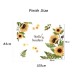 Zonnebloemen Bloemen Decoratie voor Muur Deur Bloemen Muursticker