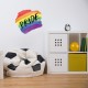 Regenboogjes Muur Tekst Pride voor Kinderen Kamer 