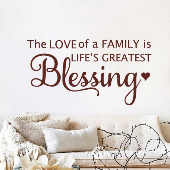 Family Love Life Greatest Blessing