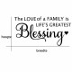 Family Love Life Greatest Blessing