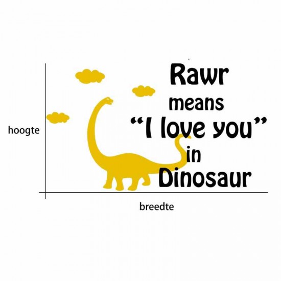 Dinosaur Teksten voor Jongen