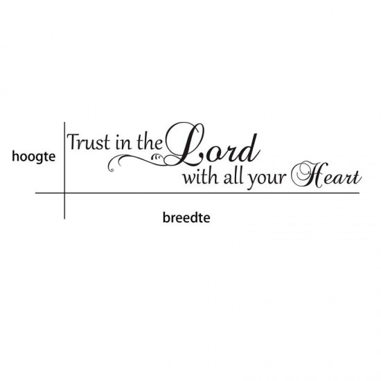Trust In The Lord With All Your Heart
