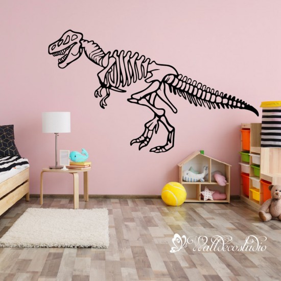 Dinosaur Fossiel Muursticker