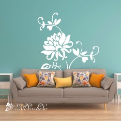 Chrysanthemum Bloem Sticker